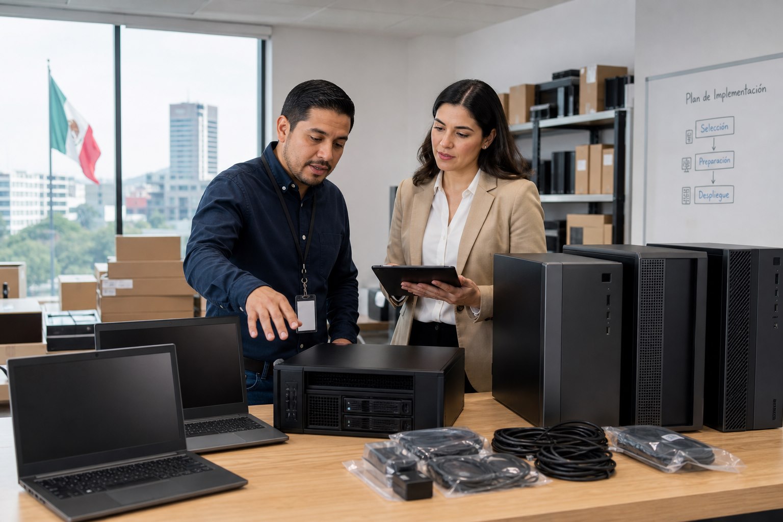 Especialistas comparan computadoras y servidores para un despliegue empresarial